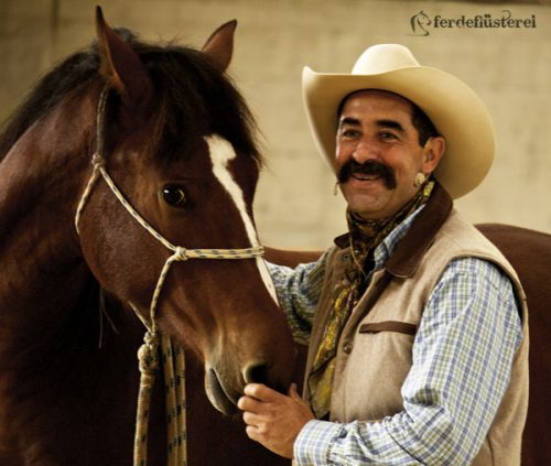 Alfonso Aguilar mit Jungpferd 2