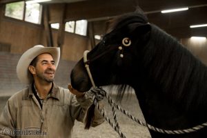 Alfonso Aguilar mit Pferd