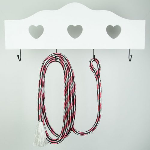 Brockamp Lead Rope Schwarz Weiss Pink BA-LROP Puschel ganz