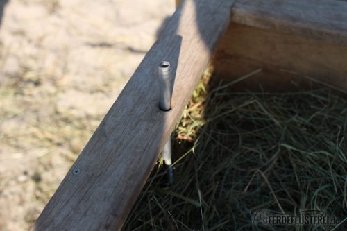 Stallwechsel Pferd Carey Fohlenhof Heutoy Heufresser