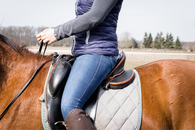 Hüfte nah beim Reiten - Hero Merkel